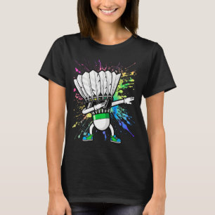 Grappige Badminton Speler Kinderen Jongens Mannen T-shirt