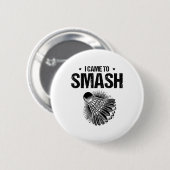 Grappige Badminton Speler Love Shuttle Design 24 Ronde Button 5,7 Cm (Voorkant /achterkant)