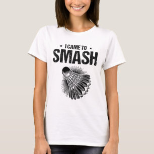 Grappige Badminton Speler Love Shuttle Design 24 T-shirt