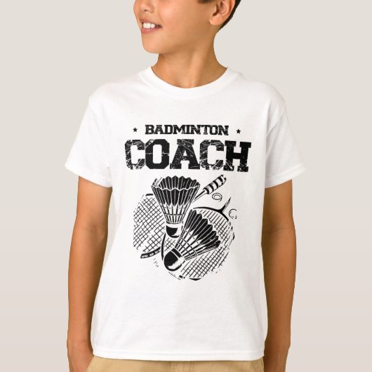 Grappige Badminton Speler Love Shuttle Design 5 T-shirt (Voorkant)