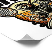 Grappige Badminton Speler Love Shuttle Design 7 Poster (Hoek)