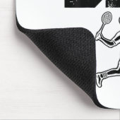 Grappige Badminton Speler Love Shuttle Design 9 Muismat (Hoek)