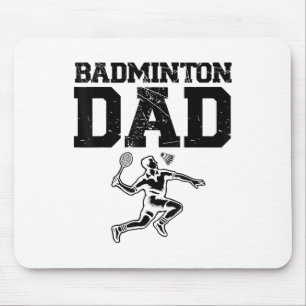 Grappige Badminton Speler Love Shuttle Design 9 Muismat