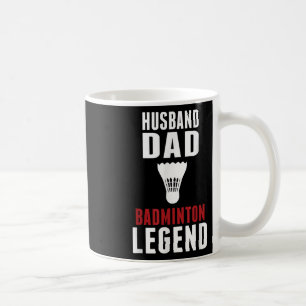 Grappige Badminton Sport Echtgenoot Vader Badminto Koffiemok