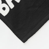 Grappige badminton vader fleece deken (Hoek)