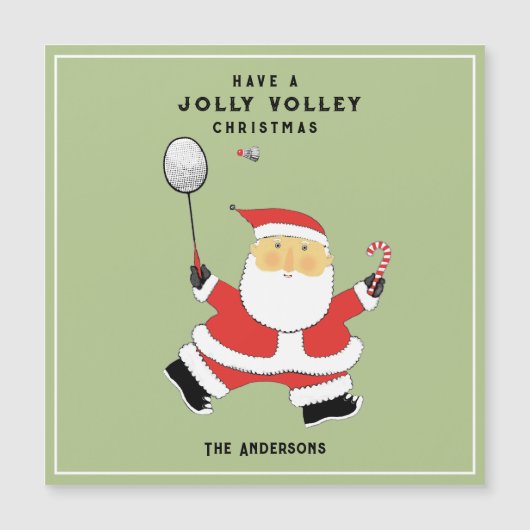 Grappige Badminton Vakantiekaarten (Voorkant)