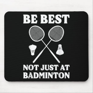 Grappige Badmintonspeler Badminton Commentator  Muismat