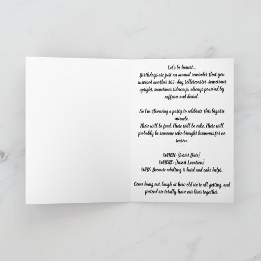 Grappige Bagel Verjaardag met Party Vibes (Binnen)