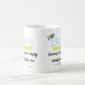 Grappige  Bagels, Ontwerp Leeg binnen humor Magische Mok (Center)