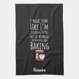Grappige bakcadeaus bakker chef humor gepersonalis theedoek