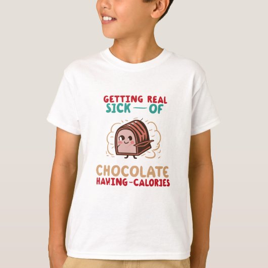 Grappige bakcitaten voor chocoladeliefhebbers t-shirt (Voorkant)