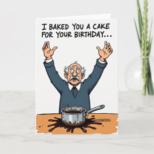 Grappige Bakellende Verjaardagskaart Kaart