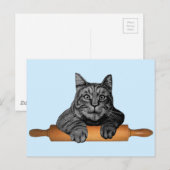 grappige bakkat briefkaart (Voorkant / Achterkant)