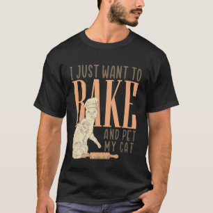 Grappige Bakkat Cake Brood Banketbakker Gebak Chef T-shirt