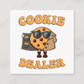 Grappige bakker van koekjes informatiekaartje (Achterkant)