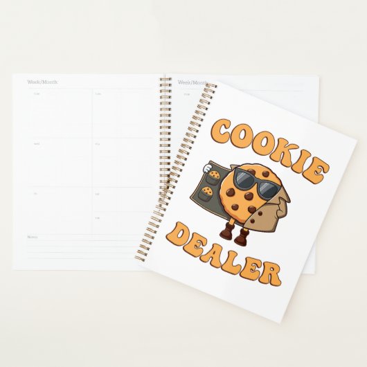 Grappige bakker van koekjes planner (Display)