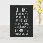 Grappige bakkerij kaarten voor haar tiener meisjes (Gele Bloem)