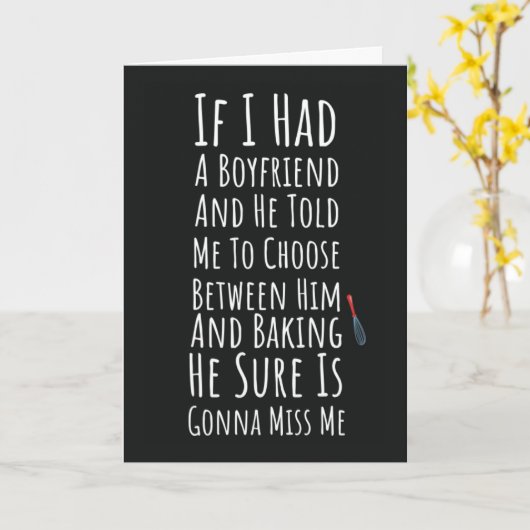 Grappige bakkerij kaarten voor haar tiener meisjes (Gele Bloem)