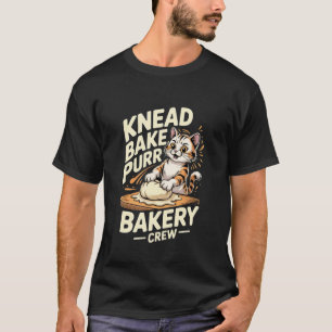 Grappige Bakploeg Banketbakker Katten Biscuit Bakk T-shirt
