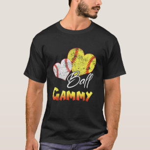 Grappige bal Gammy Softbal Baseball Gifts T-shirt