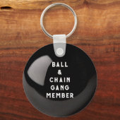 Grappige Bal & Ketting Sleutelhanger (Voorkant)