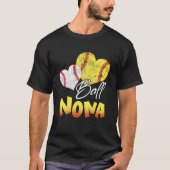 Grappige bal nona softbal honkbal geschenken pullo t-shirt (Voorkant)