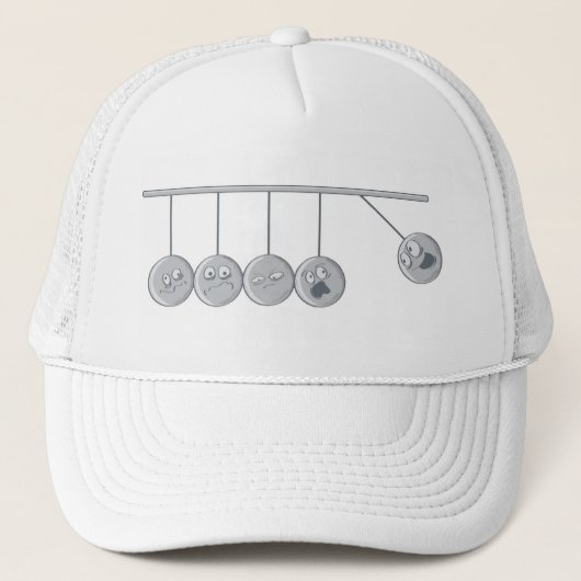 Grappige ballen raken trucker pet (Voorkant)