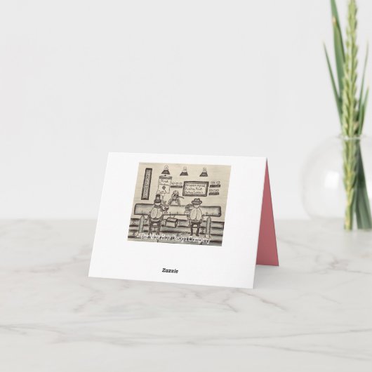 Grappige Ballerina Bunny Easter Kaart (Achterkant)