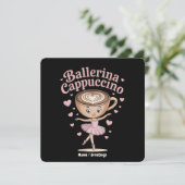 Grappige Ballerina Cappuccina Italiaanse Brainrot  Kaart (Staand voorkant)