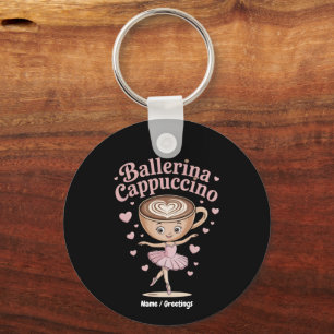 Grappige Ballerina Cappuccina Italiaanse Brainrot  Sleutelhanger