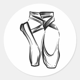 Grappige Ballerina Gift Meisjes Cool Dancer Ballet Ronde Sticker
