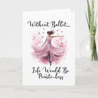Grappige Ballet Kaart