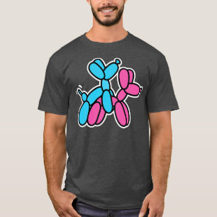 Grappige ballonhonden ballon dier twister ballon t-shirt