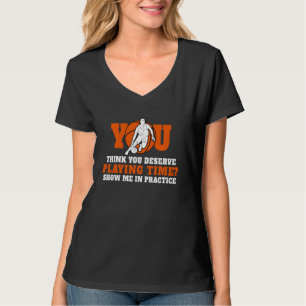 Grappige balspeler Sport Baller Basketbal Coach T-shirt