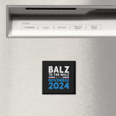 Grappige Balz naar de Walz Kamala Harris Tim Walz Magneet (Insitu (Vaatwasser))