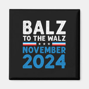 Grappige Balz naar de Walz Kamala Harris Tim Walz Magneet