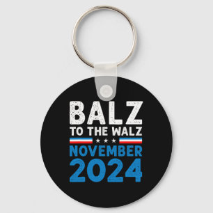Grappige Balz naar de Walz Kamala Harris Tim Walz  Sleutelhanger