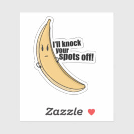 Grappige banaan Cartoon Sticker