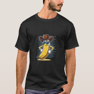 Grappige banaan cowboy tee - Zadel op voor Lachsal T-shirt