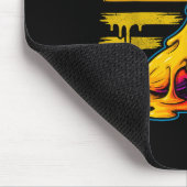 Grappige Banaan Druppelende IJs Banaan Retro Ameri Muismat (Hoek)