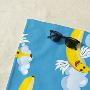 Grappige Banaan Fruit Liefhebber Cadeaus Voedsel H Strandlaken