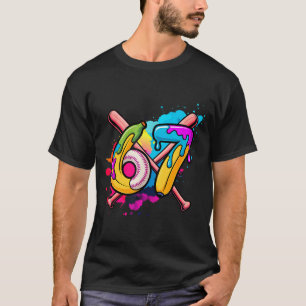 Grappige Banaan Honkbal 67 Ijs Drip Meme  T-shirt