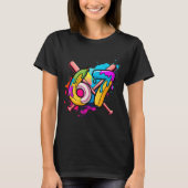Grappige Banaan Honkbal 67 Ijs Drip Meme T-shirt (Voorkant)