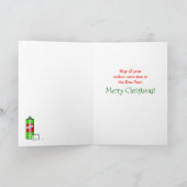 Grappige Banaan Kerstfruit Vakantie Kaarten (Binnen)