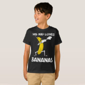 Grappige banaan kunst voor kinderen jongens bessen t-shirt (Voorkant volledig)
