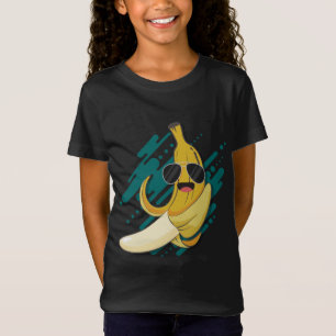 Grappige banaan met zonnebril Kalium Gezond Fru T-shirt