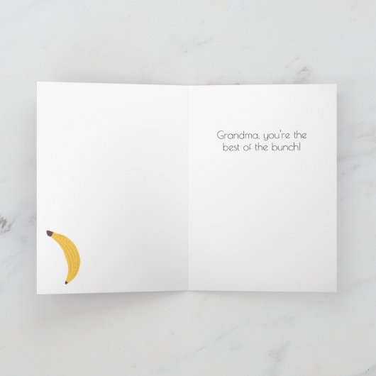 Grappige banaan Moederdag Kaart (Binnen)