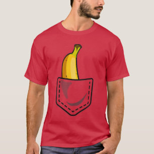 Grappige Banaan Zakje Cool Zomer Geweldig Vegan Ge T-shirt