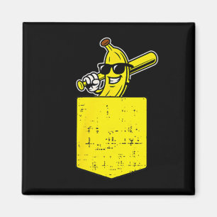 Grappige Banana Cket Fruit Mannen Jongens Kinder V Magneet