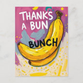 Grappige Bananen Bedankt Schattige Briefkaart (Voorkant)